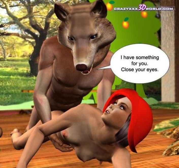 Порно Шапочка И Волк