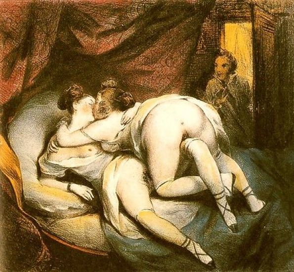 Пошлый и развратный секс на рисованных порно приколах ретро камасутра отдыхает