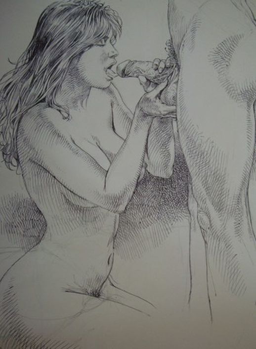 На рисунках карандашом грубый секс с приколами
