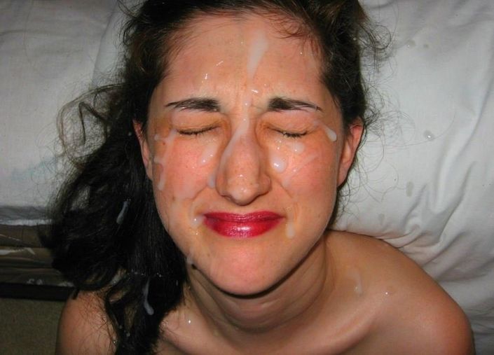 Подборка интересных порно фото лицо в сперме